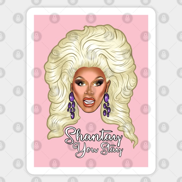 Shantay You Stay Magnet by RobskiArt